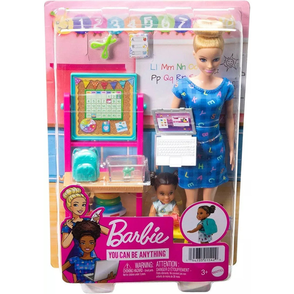 Barbie Maestra Afro De Mattel Con Alumna